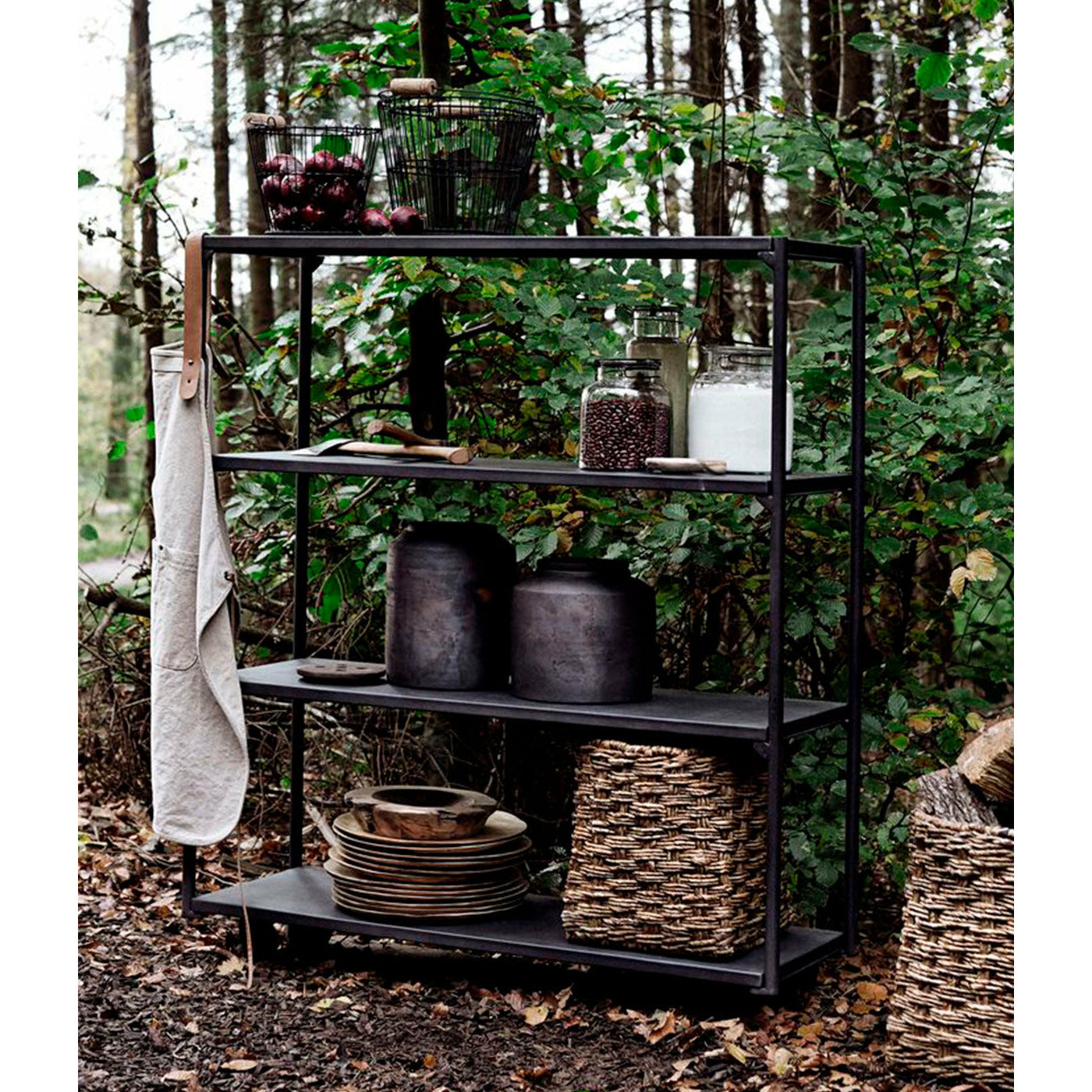Reol Bronx - LGB - Jern - W: 120 H: 140 D: 40 cm - Muubs - DesignGaragen.dk