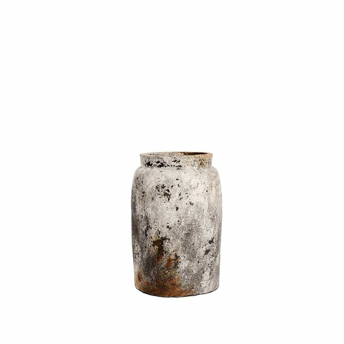 Krukke Echo 40 - Rustgrå - Terracotta - H: 40 Ø: 26 cm - Muubs - DesignGaragen.dk