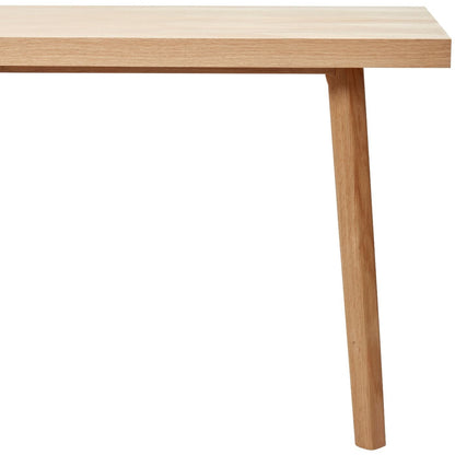 Hübsch - Pöytä, tammi, sillirunka, FSC, luonto - 200x100xh75cm