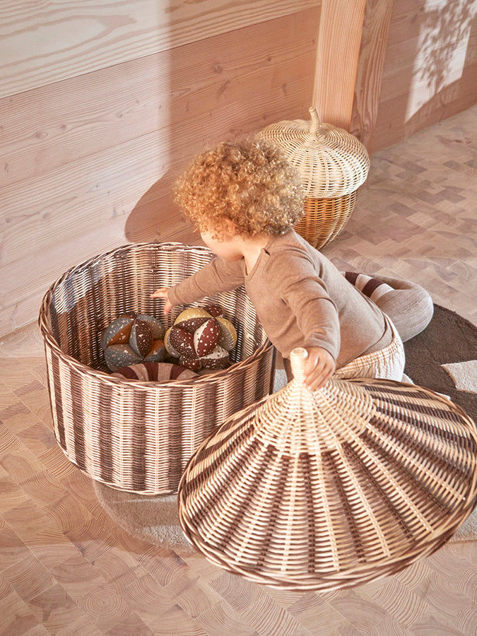OYOY MINI Aya Puzzle Baby Bold - Blå