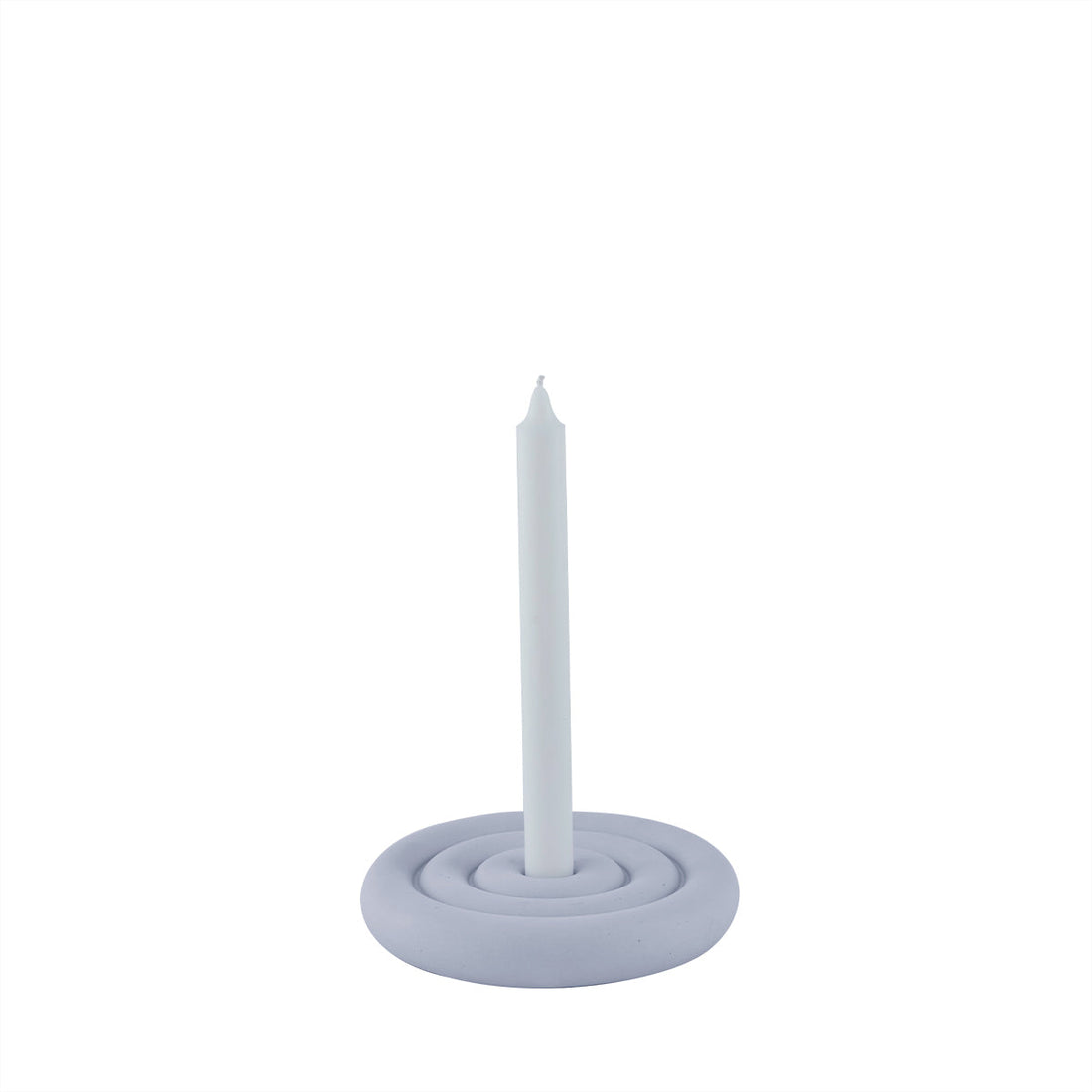 Oyoy Living Savi -keraaminen kynttilänjalka - matala laventeli