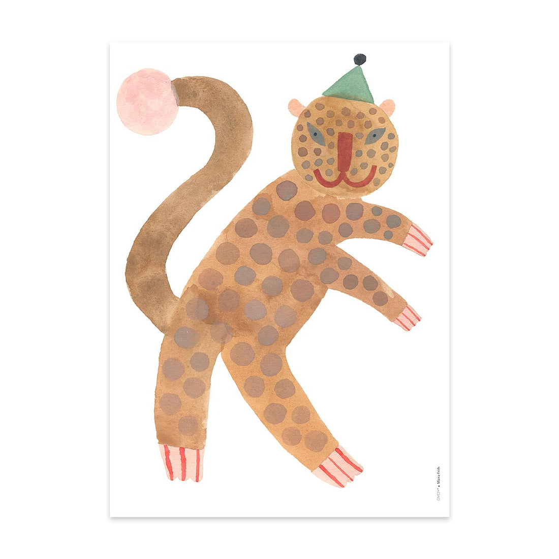 OYOY LIVING Leopard Elvis Plakat