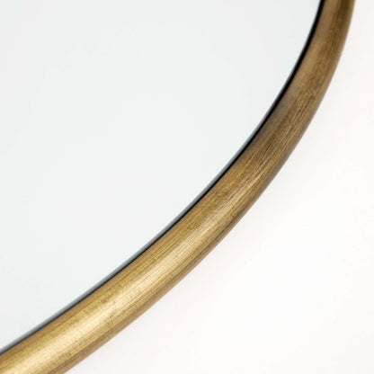 Vægspejl rundt Copenhagen S - Antik messing - Jern - D: 1,5 Ø: 80 cm - Muubs - DesignGaragen.dk