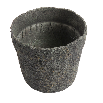 Krukke Mosu 16 - Mos grøn - Cement med rå sand finish - H: 16 Ø: 17 cm - Muubs - DesignGaragen.dk