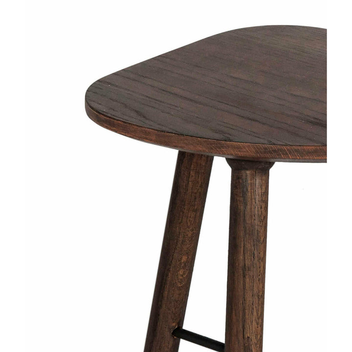 Muubs Taburet Noir Dark stained oil - Mørkbejdset/olie - Eg (EU) - W: 33 H: 47 D: 33 cm - DesignGaragen.dk.