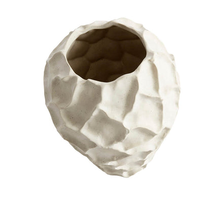 Vase Soil - Vanilje - Keramik - H: 21,5 Ø: 18 cm - Muubs - DesignGaragen.dk