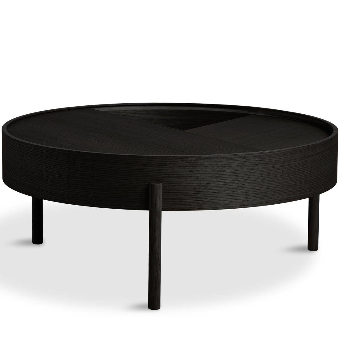 WOUD - Arc coffee table (89 cm) - Black - WOUD - DesignGaragen.dk