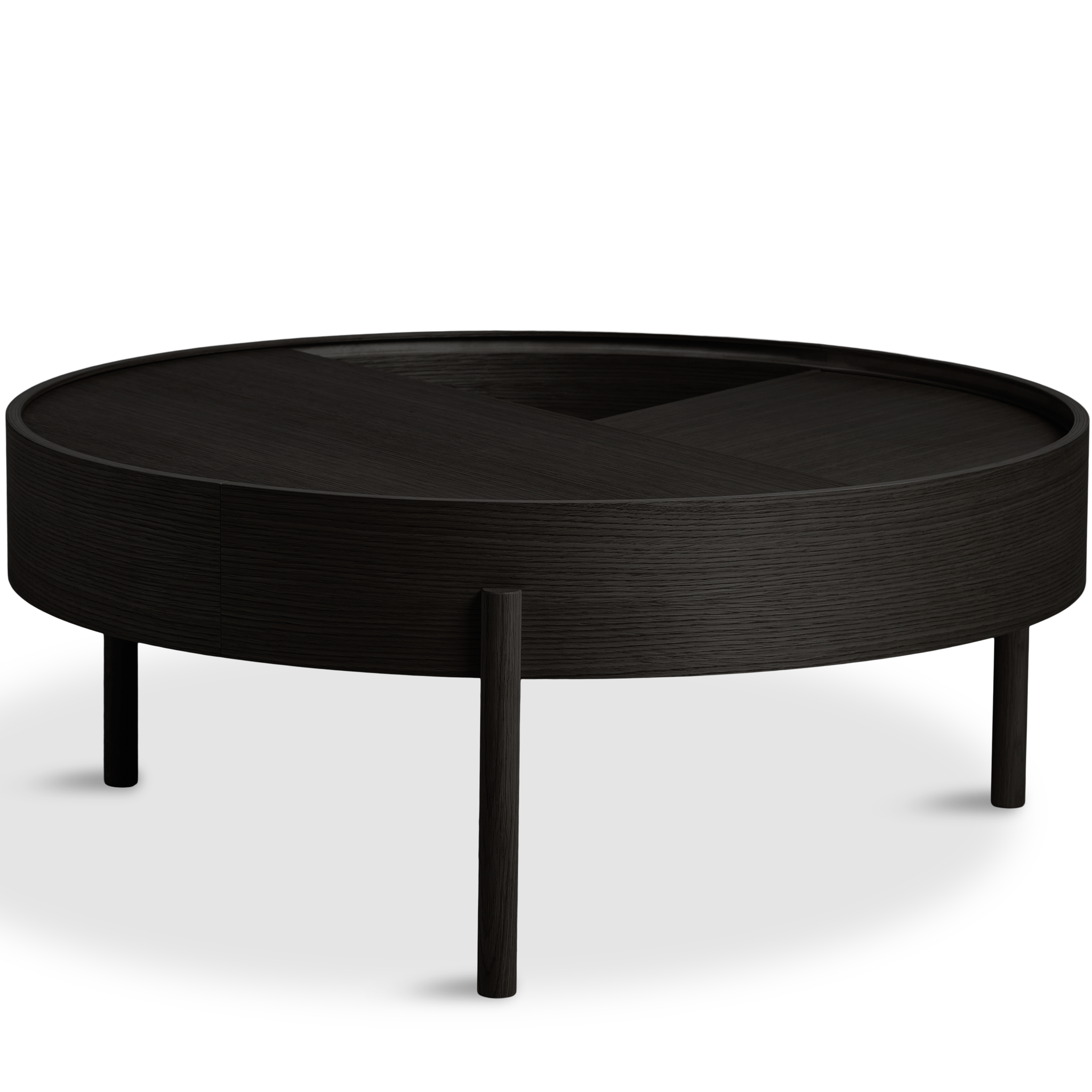WOUD - Arc coffee table (89 cm) - Black - WOUD - DesignGaragen.dk