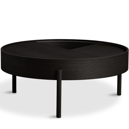 WOUD - Arc coffee table (89 cm) - Black - WOUD - DesignGaragen.dk