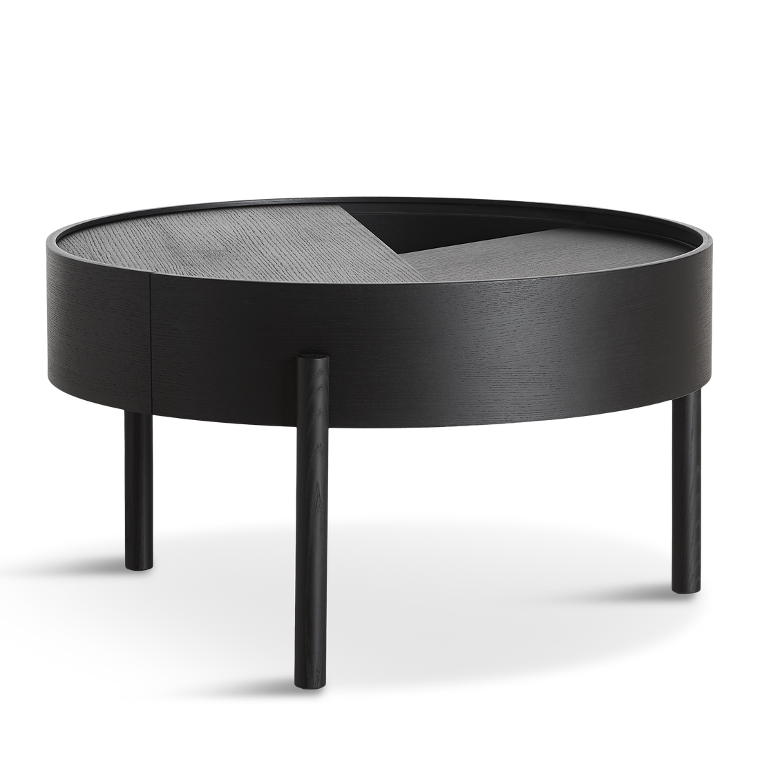 WOUD - Arc coffee table (66 cm) - Black - WOUD - DesignGaragen.dk