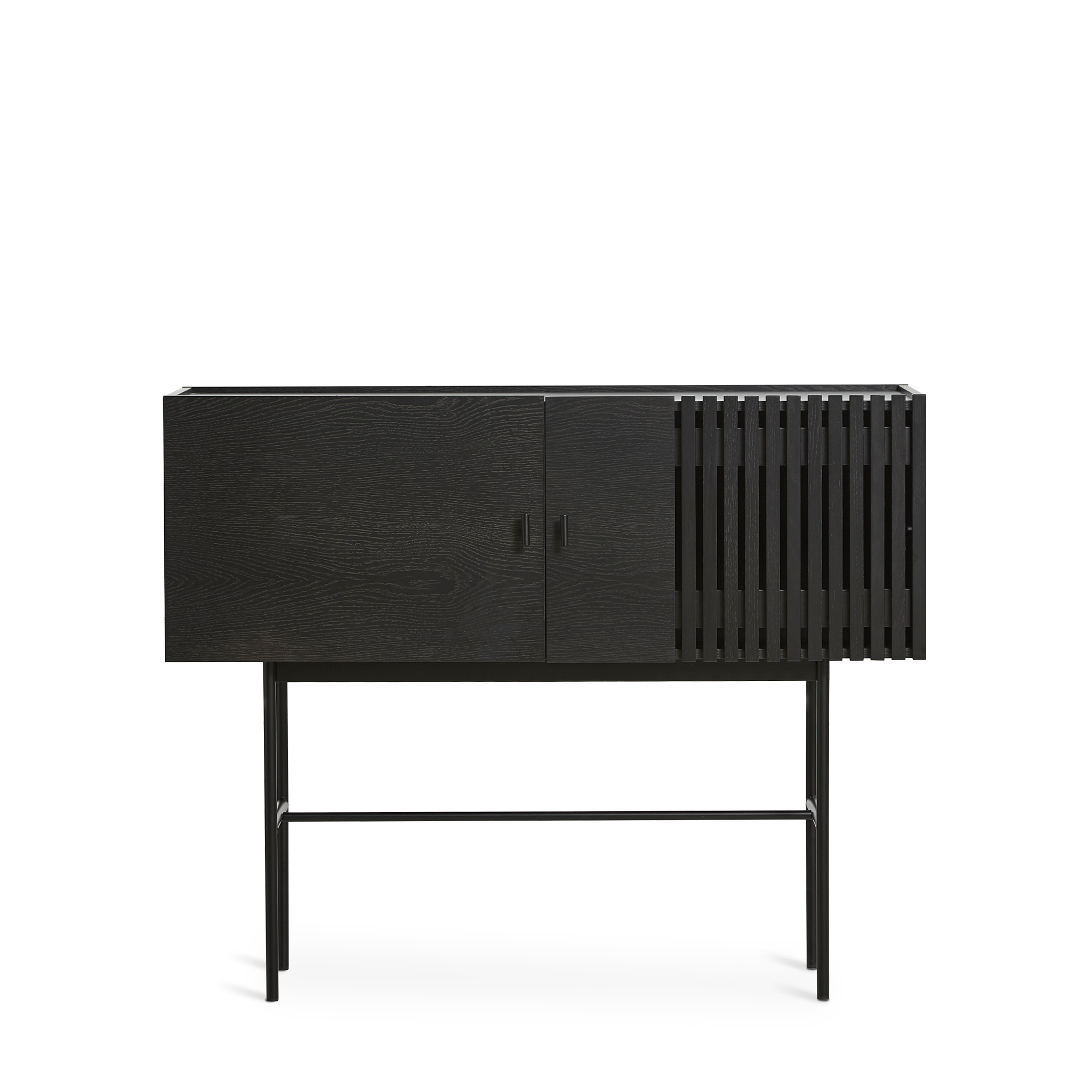 Woud - taulukon sivupöytä (120 cm) - musta