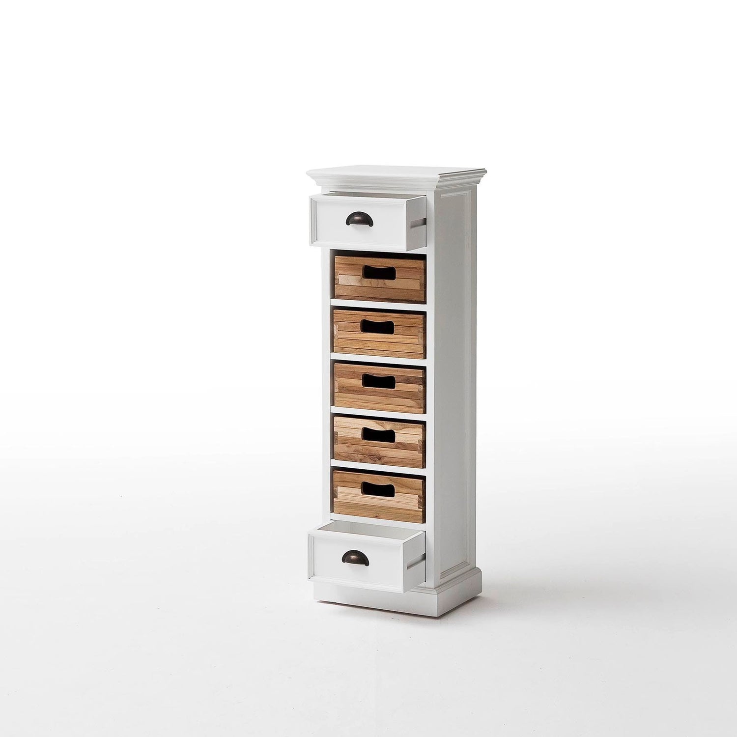 Halifax Høj kommode med 2 skuffer og 5 kurveskuffer - NovaSolo - DesignGaragen.dk