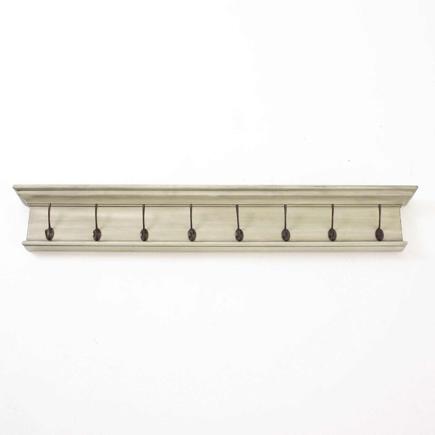 Halifax Knagerække Farve 8 Kroge Hvid Rustik - NovaSolo - DesignGaragen.dk