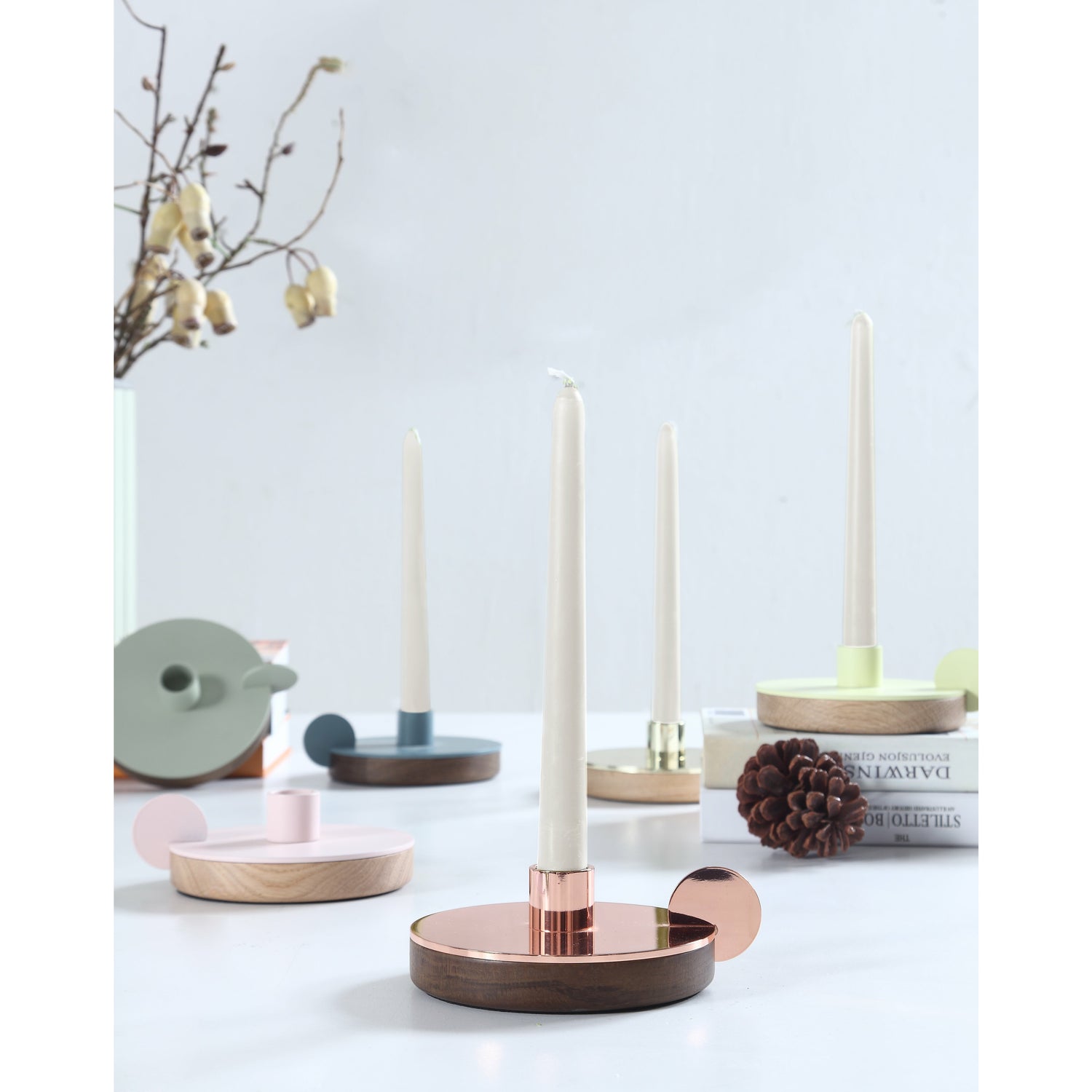 Camino - Ines 1E Candle Holder - Ø13xh5 cm - Camino - DesignGaragen.dk