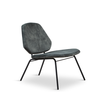 WOUD - Lean lounge chair - Dusty green - WOUD - DesignGaragen.dk