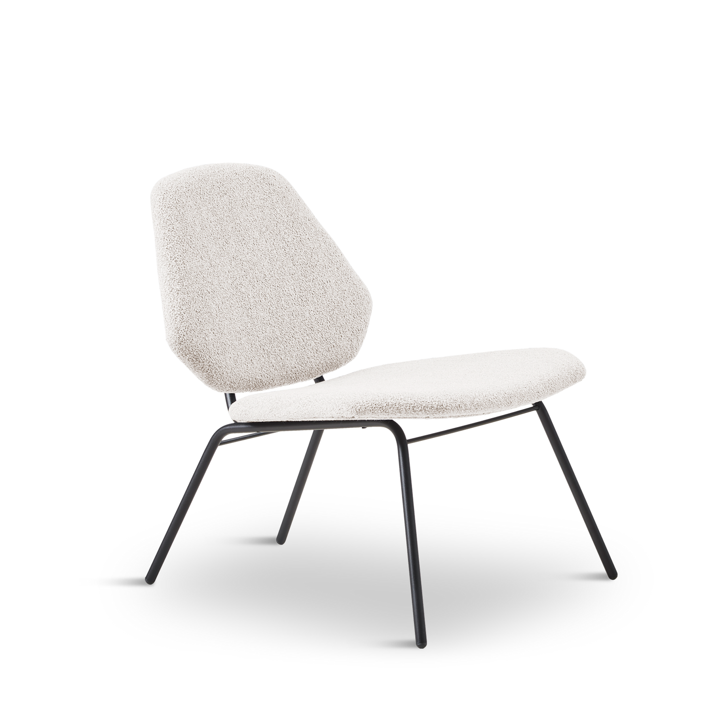 WOUD - Lean lounge chair - Ivory - WOUD - DesignGaragen.dk