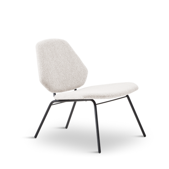 WOUD - Lean lounge chair - Ivory - WOUD - DesignGaragen.dk