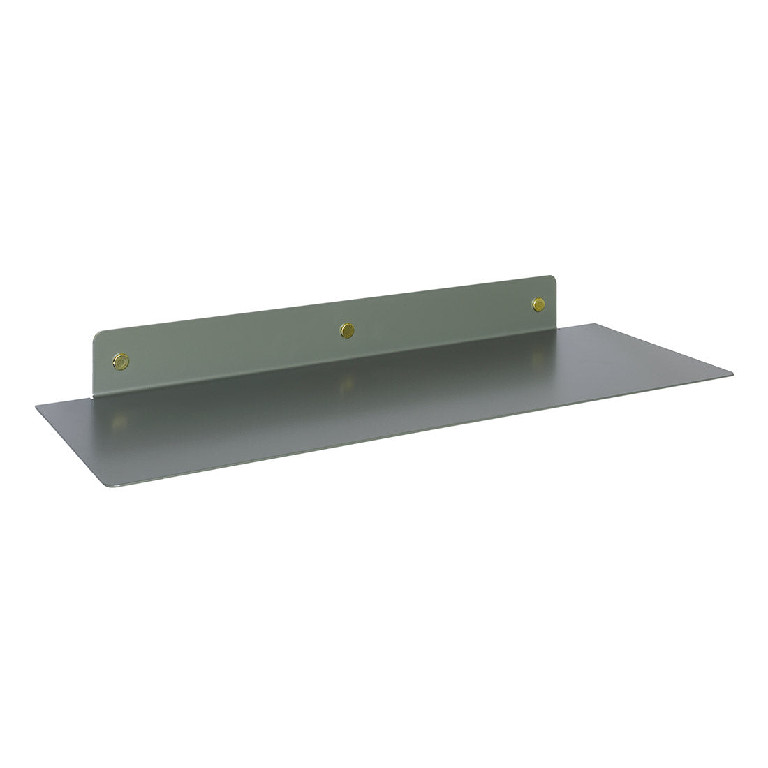 CURVE metal hylde i grågrøn - 60 cm - MOUD HOME - DesignGaragen.dk