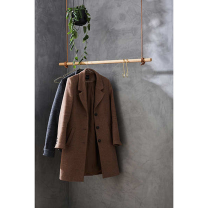 OAK Bøjlestang Med Læder - 100 cm - MOUD HOME - DesignGaragen.dk