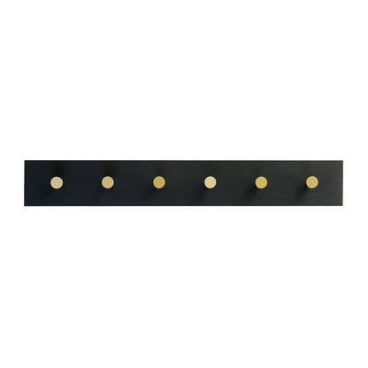 OAK Knagerække sort og messing - 70 cm - MOUD HOME - DesignGaragen.dk
