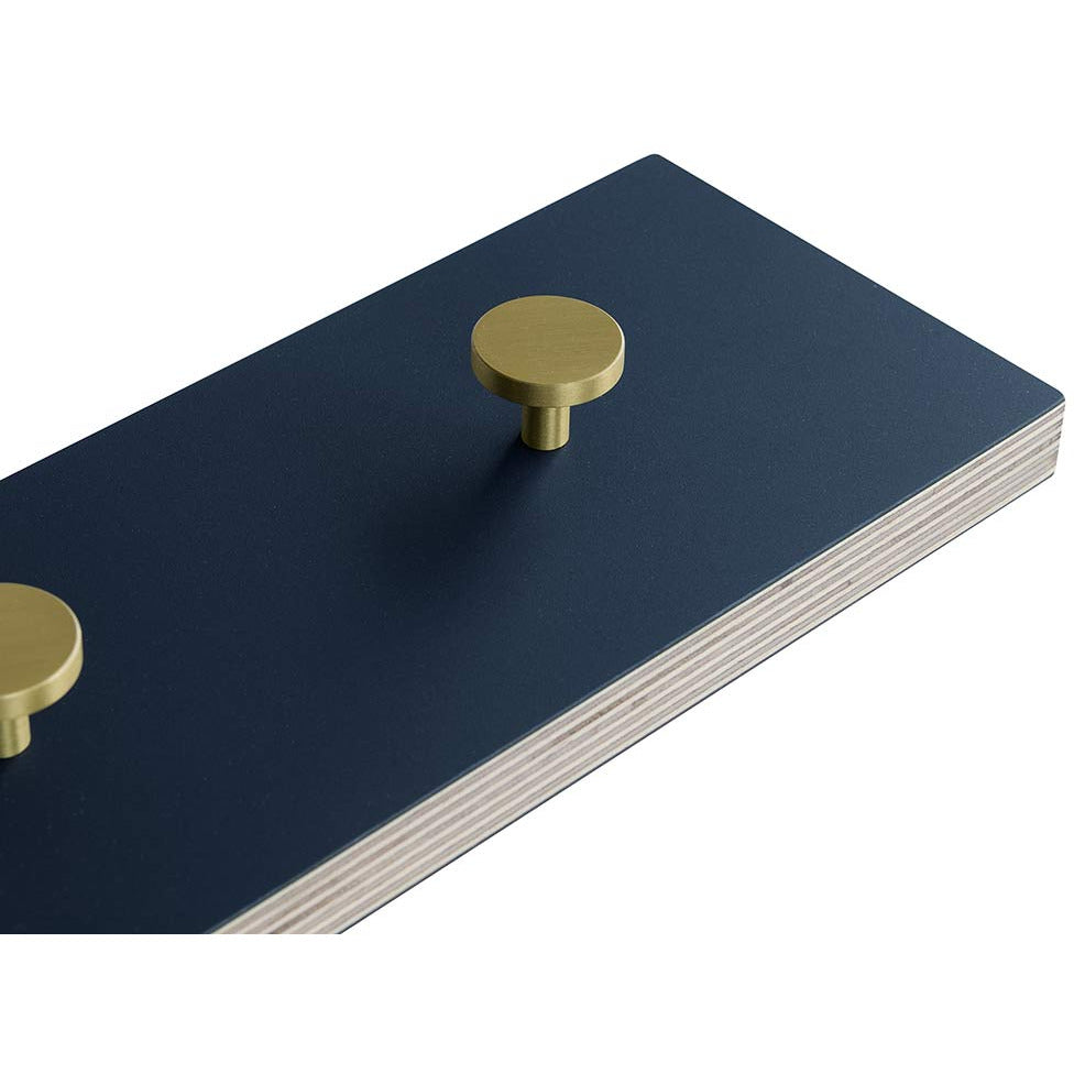 COLOR Knagerække i træ mørk blå - 70 cm - MOUD HOME - DesignGaragen.dk