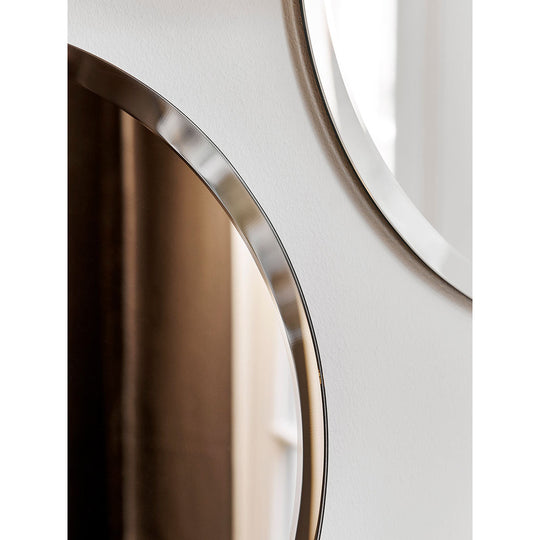 FACET rundt spejl Ø50 cm - Bronze - MOUD HOME - DesignGaragen.dk