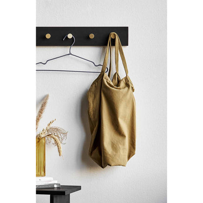 OAK Knagerække sort og messing - 100 cm - MOUD HOME - DesignGaragen.dk