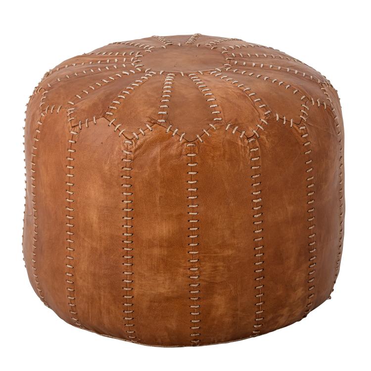 Bloomingville - Coby Puff, Footsol, istuintyyny, vuohenkin B60XH35 cm