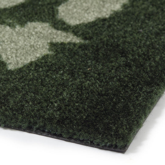 GULVMÅTTE 67 x 200 CM - LEAVES/DARK GREEN - Tica Copenhagen - DesignGaragen.dk