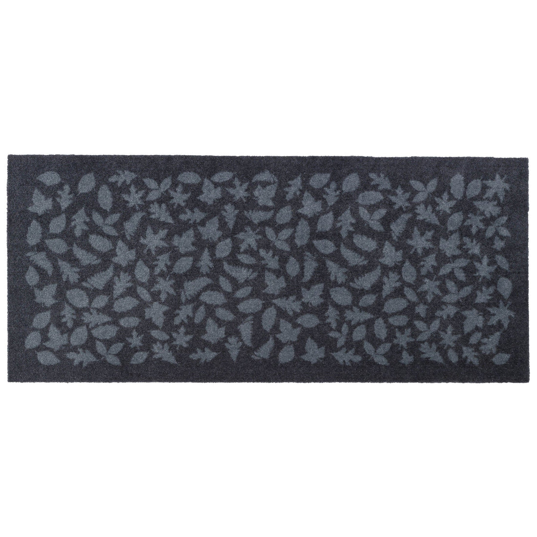 GULVMÅTTE 67 x 150 CM - LEAVES/GREY - Tica Copenhagen - DesignGaragen.dk