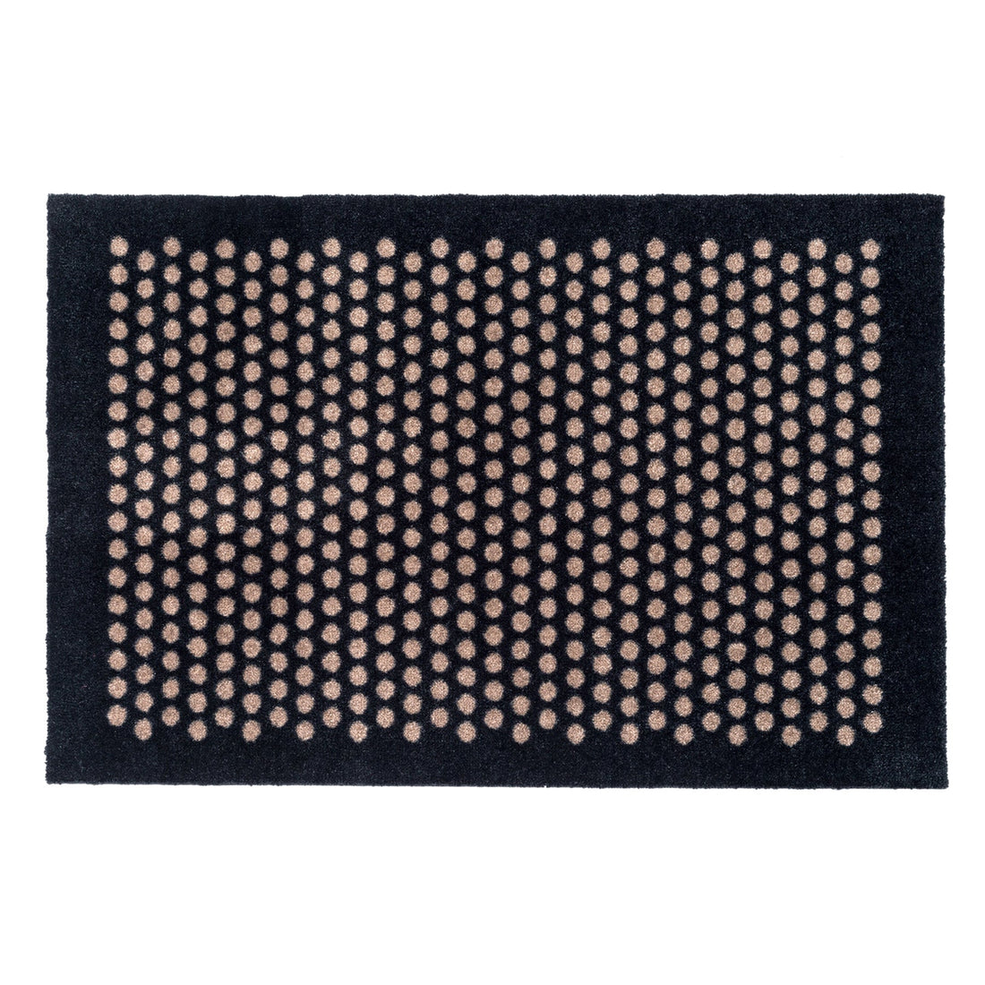 GULVMÅTTE 60 x 90 CM - DOTS/BLACK SAND - Tica Copenhagen - DesignGaragen.dk