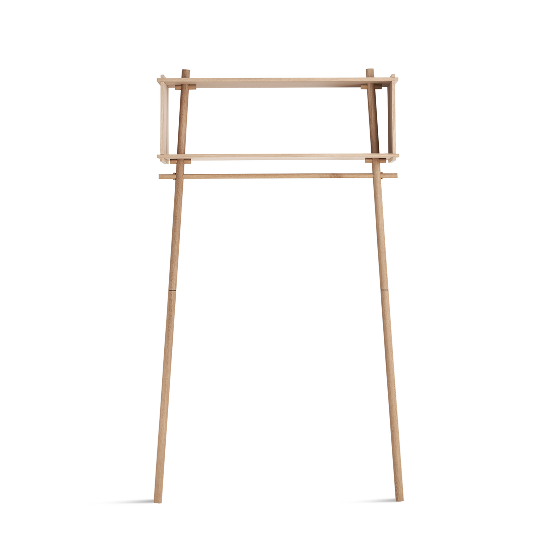 WOUD - Töjbox wardrobe (Large) - White pigmented oak - WOUD - DesignGaragen.dk