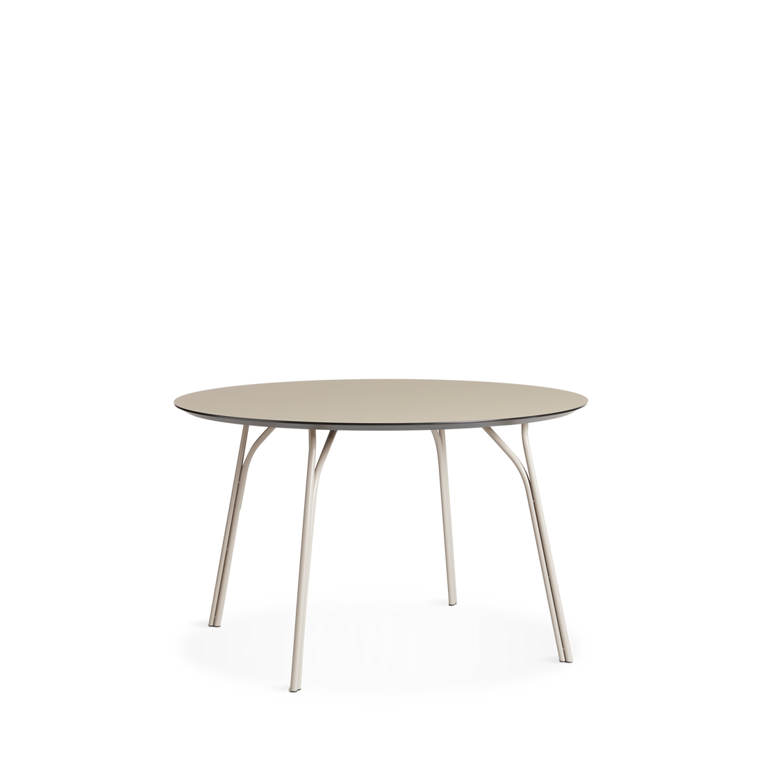 WOUD - Tree dining table (120 cm) - Beige/beige - WOUD - DesignGaragen.dk