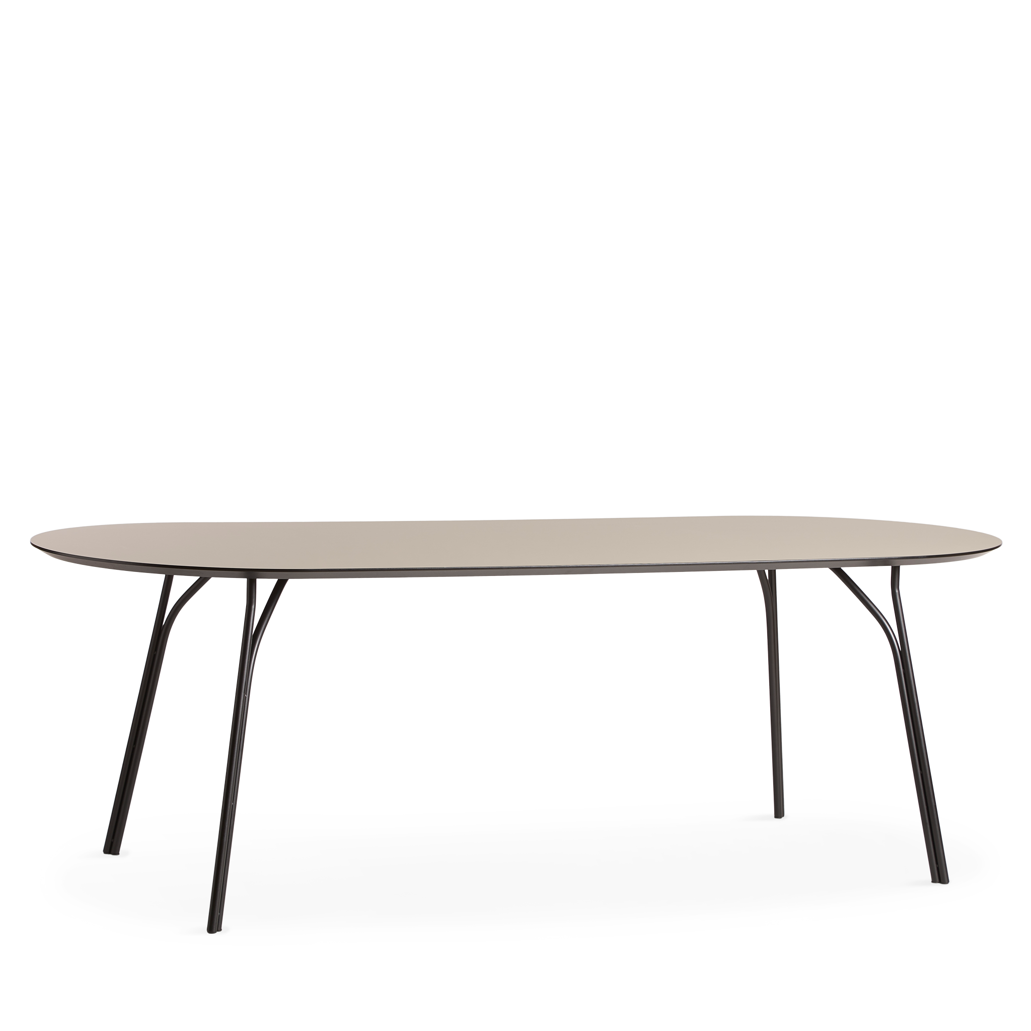 WOUD - Tree dining table (220 cm) - Beige/black - WOUD - DesignGaragen.dk