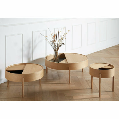 WOUD - Arc side table (42 cm) - Oiled oak - WOUD - DesignGaragen.dk