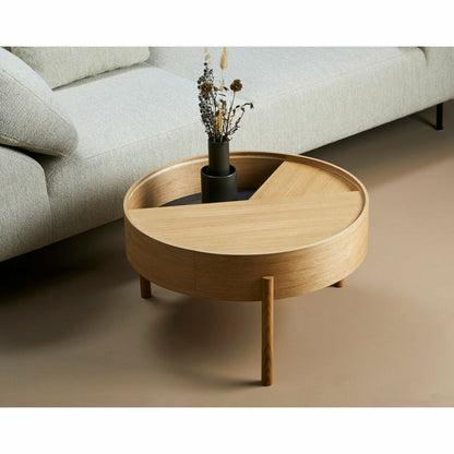 WOUD - Arc coffee table (66 cm) - Oiled oak - WOUD - DesignGaragen.dk