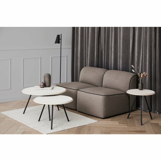 WOUD - Soround coffee table - Beige (Ø75xH49) - WOUD - DesignGaragen.dk