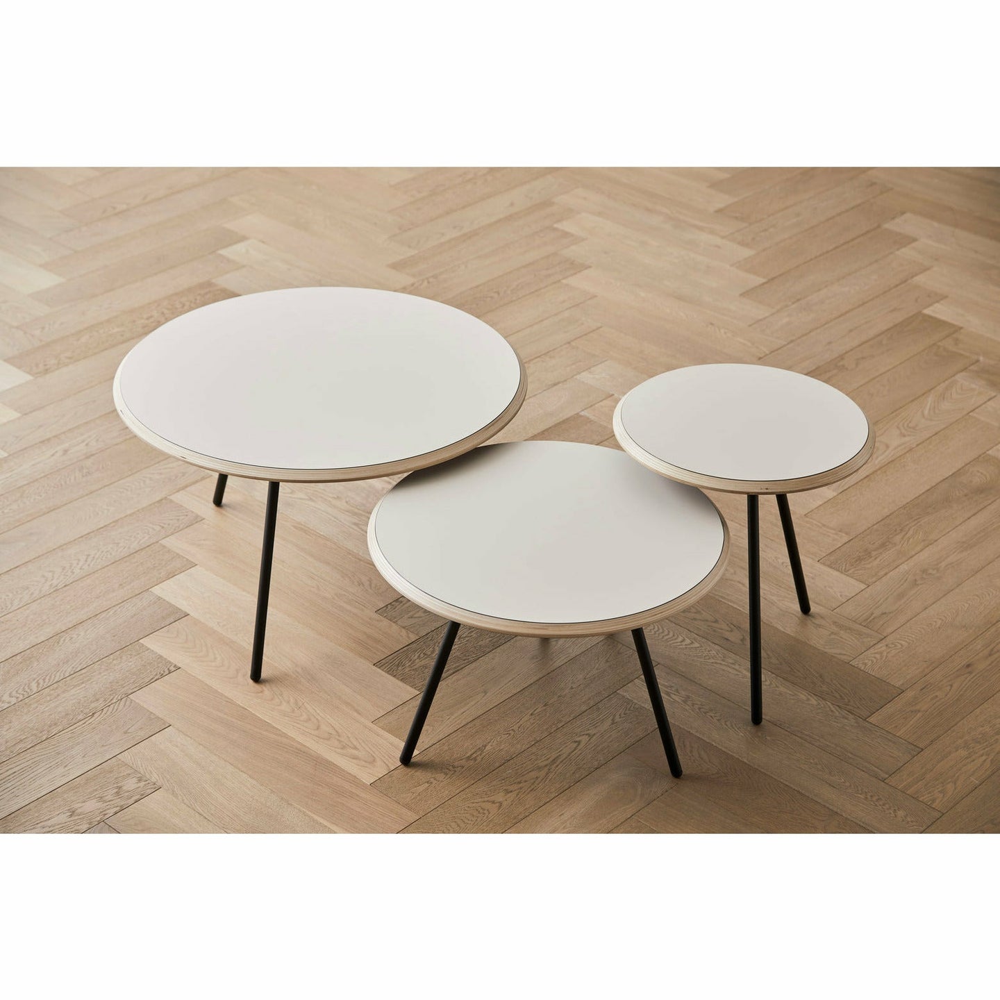 WOUD - Soround coffee table - Beige (Ø75xH49) - WOUD - DesignGaragen.dk
