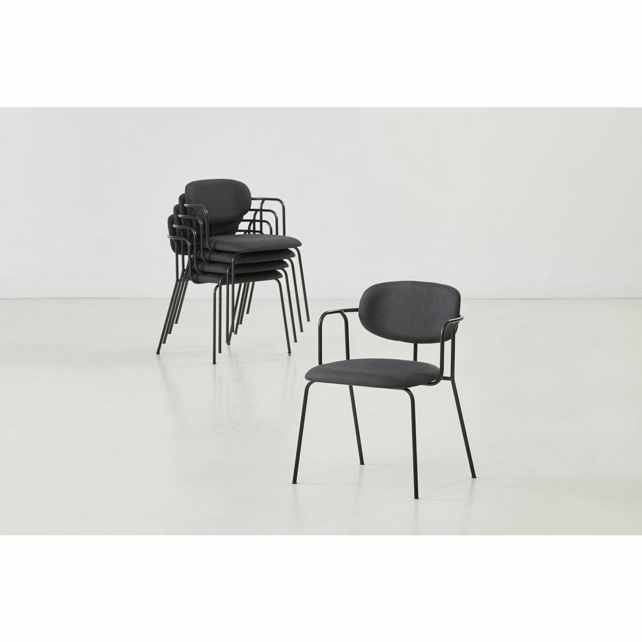 WOUD - Frame dining chair - Dark grey - WOUD - DesignGaragen.dk