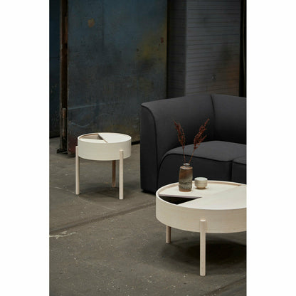 WOUD - Arc coffee table (66 cm) - White pigmented ash - WOUD - DesignGaragen.dk