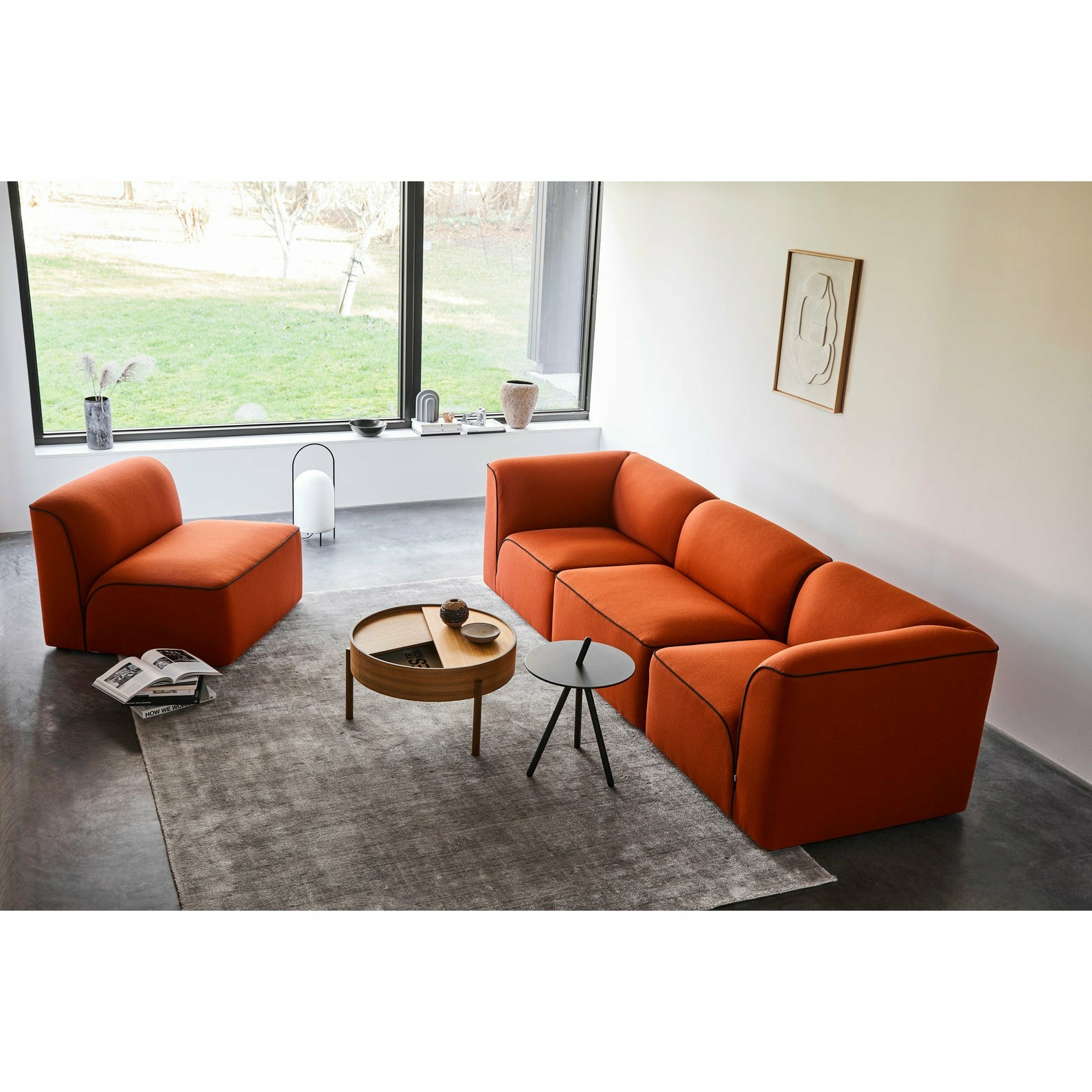 WOUD - Arc coffee table (66 cm) - Walnut - WOUD - DesignGaragen.dk