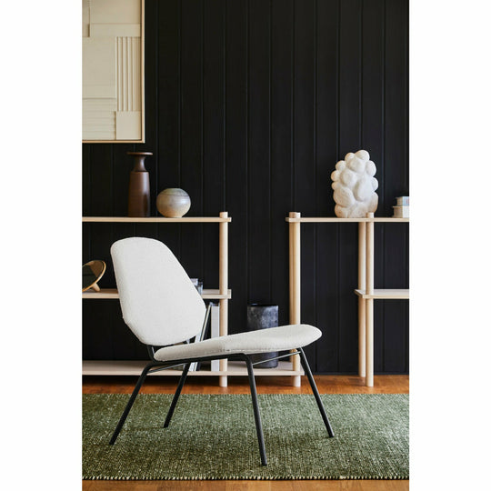 WOUD - Lean lounge chair - Ivory - WOUD - DesignGaragen.dk