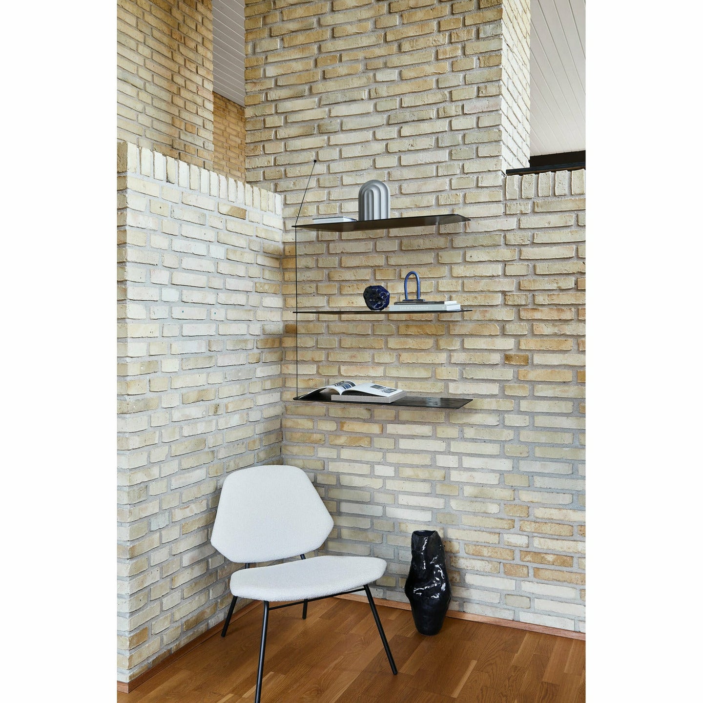 WOUD - Lean lounge chair - Ivory - WOUD - DesignGaragen.dk