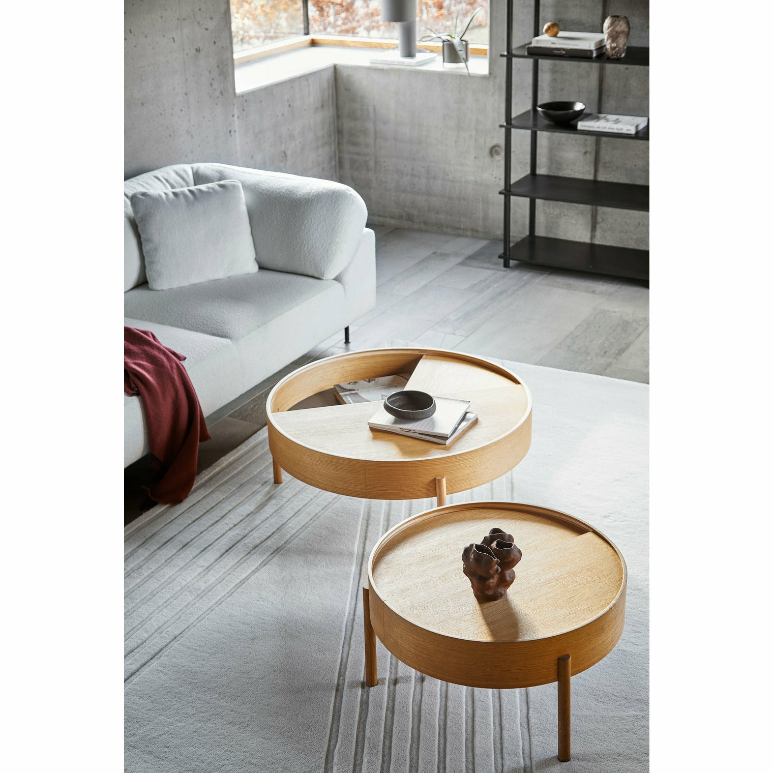 WOUD - Arc coffee table (66 cm) - Oiled oak - WOUD - DesignGaragen.dk