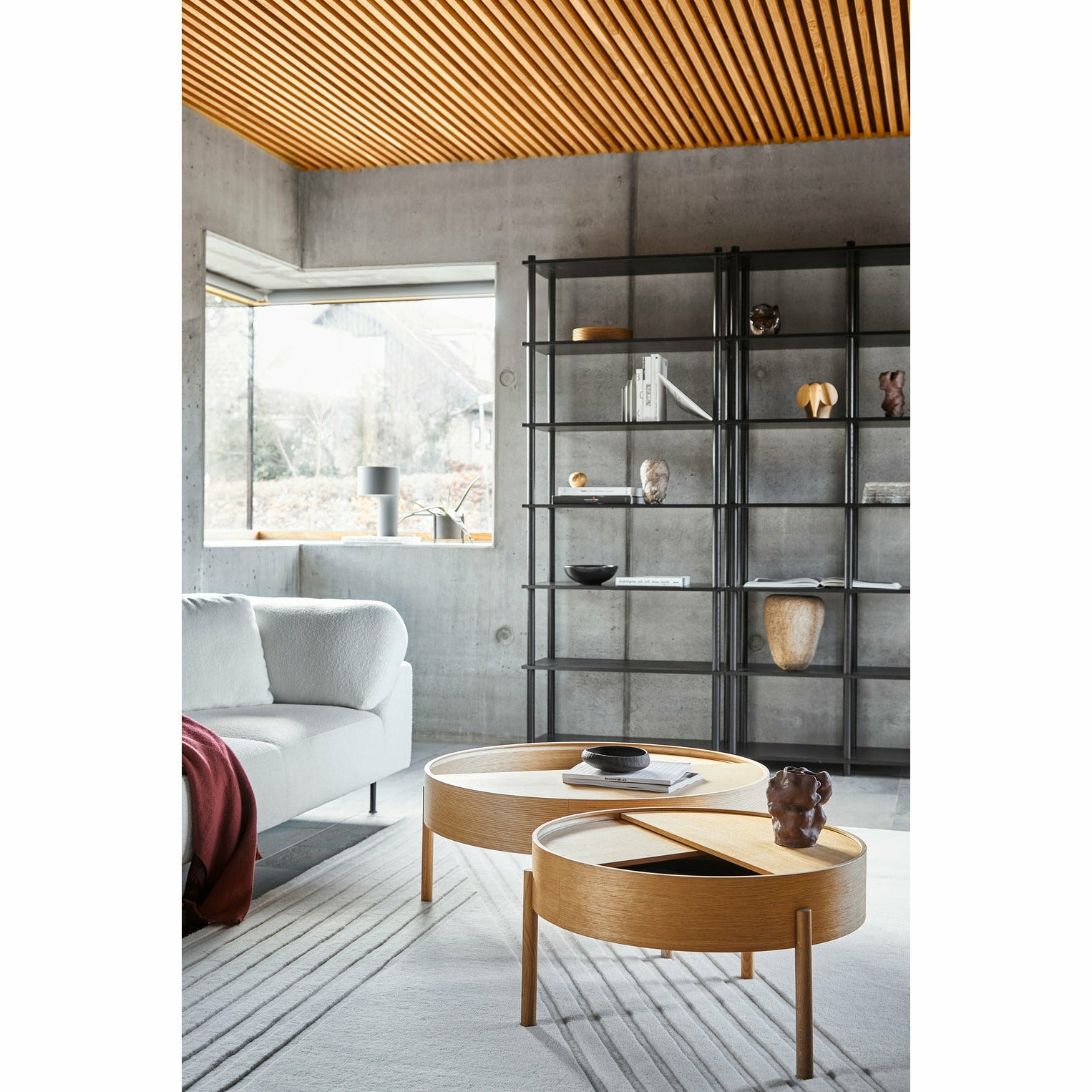 WOUD - Arc coffee table (66 cm) - Oiled oak - WOUD - DesignGaragen.dk