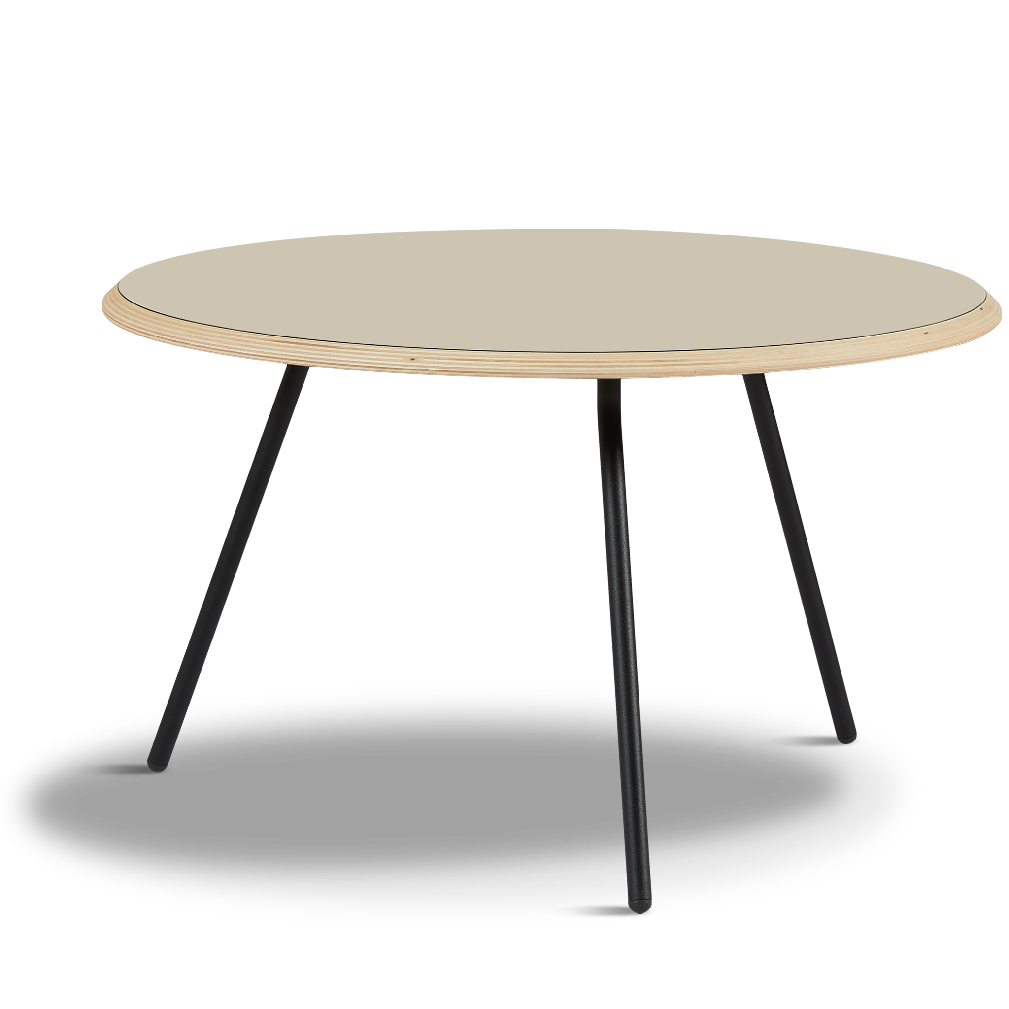 WOUD - Soround coffee table - Beige (Ø75xH44,50) - WOUD - DesignGaragen.dk