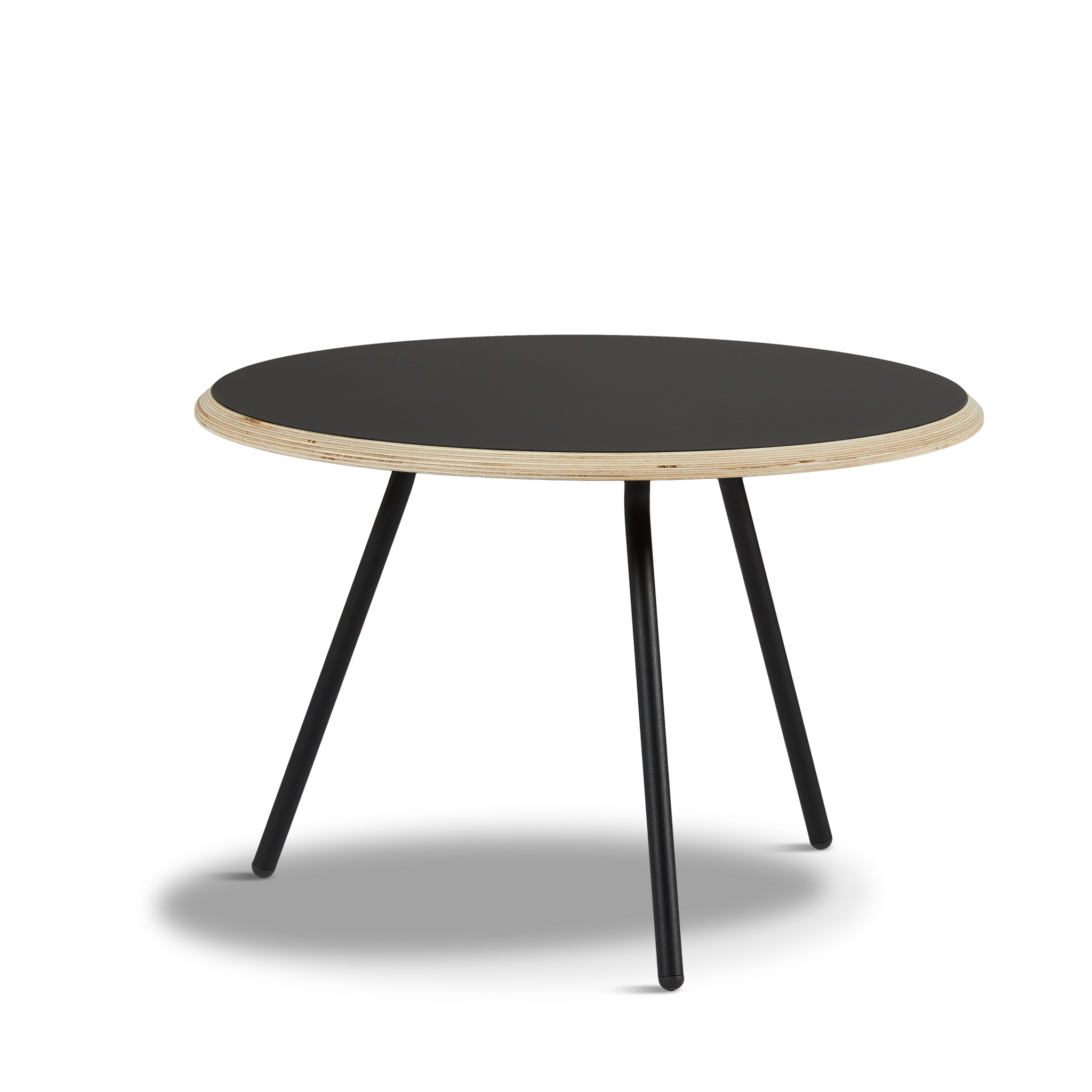 WOUD - Soround coffee table - Black (Ø60xH40,50) - WOUD - DesignGaragen.dk