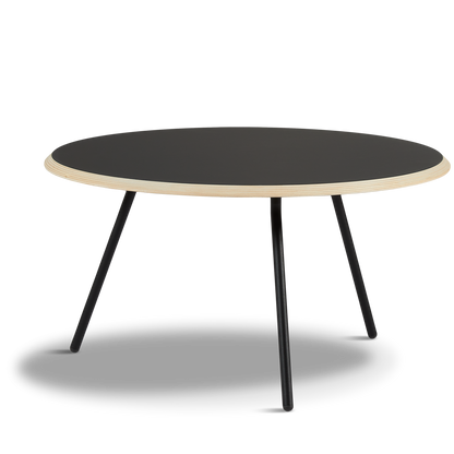 WOUD - Soround coffee table - Black (Ø75xH40,50) - WOUD - DesignGaragen.dk