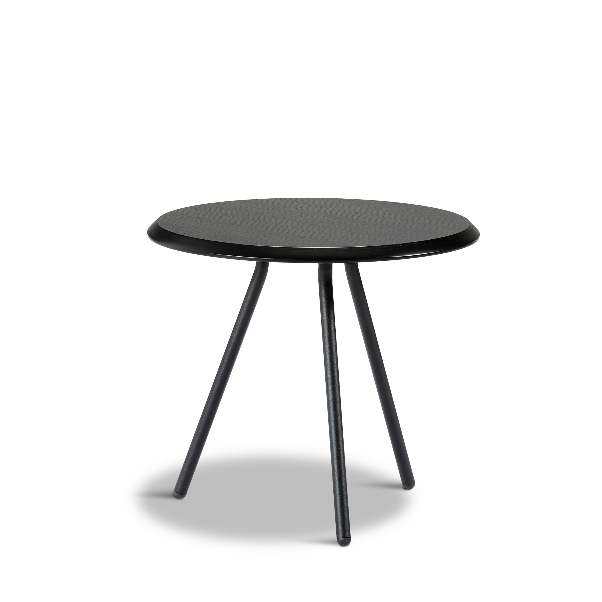 WOUD - Soround side table - Black ash (Ø45xH40,50) - WOUD - DesignGaragen.dk