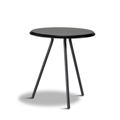 WOUD - Soround side table - Black ash (Ø45xH49) - WOUD - DesignGaragen.dk